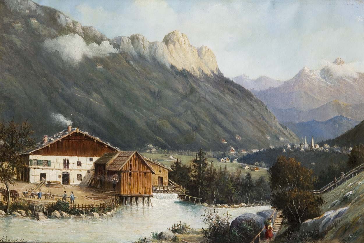 Antonietta Brandeis Berchtesgaden in Bavaria 1889 Fine Art Print