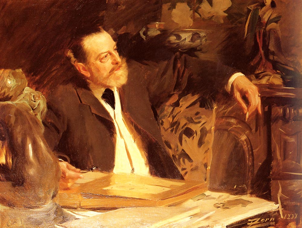 Anders Zorn Antonin Proust 1888 Fine Art Print