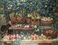 Pyotr Konchalovsky Apples and a Dog-Keeper 1939 Fine Art Print