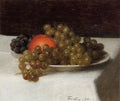 Henri Fantin-Latour Apples and Grapes 1870 Fine Art Print