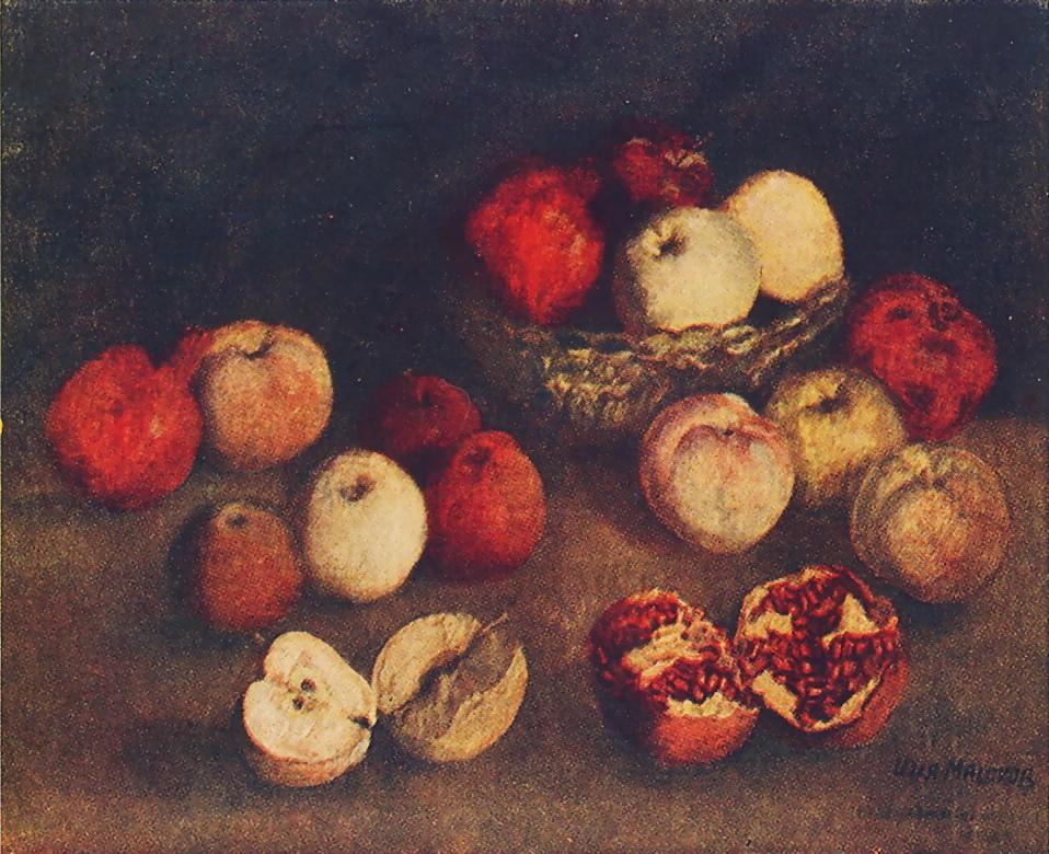 Ilya Mashkov Apples and Pomegranates 1939 Fine Art Print