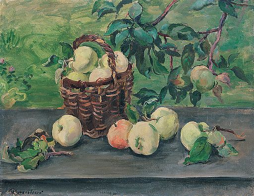 Pyotr Konchalovsky Apples on the Window 1932 Fine Art Print