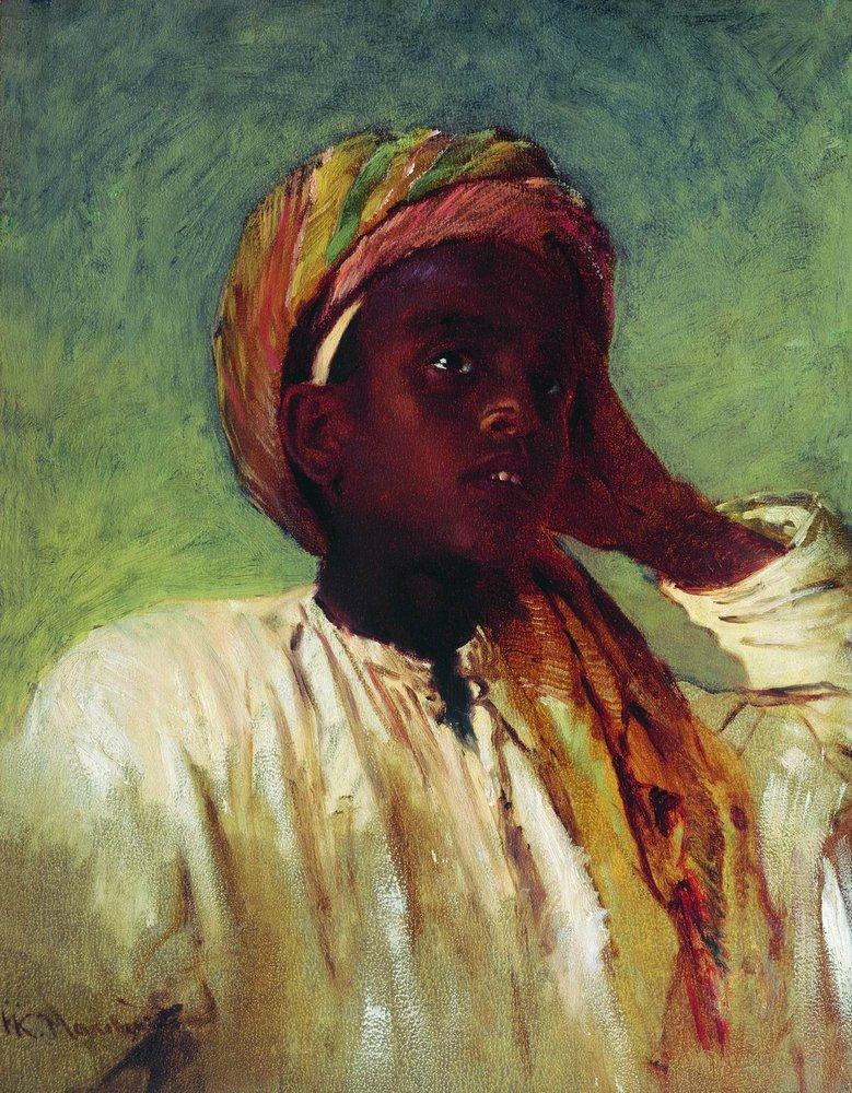 Konstantin Makovsky Arab Boy 1876 Fine Art Print
