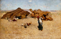 Willard Metcalf Arab Encampment Biskra 1887 Fine Art Print