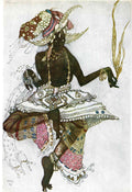 Leon Bakst Arabic Dancer 1911 Fine Art Print