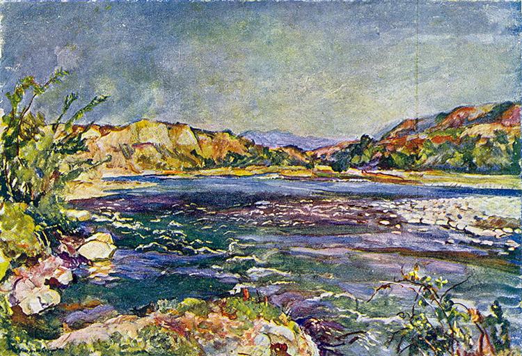 Pyotr Konchalovsky Aragvi 1927 Fine Art Print