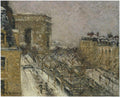 Gustave Loiseau Arc de Triomphe in the Snow 1929 Fine Art Print