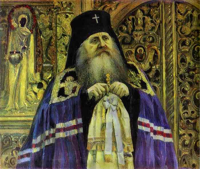 Mikhail Nesterov Archbishop (Portrait of Antoniy Volynskiy) 1917 Fine Art Print