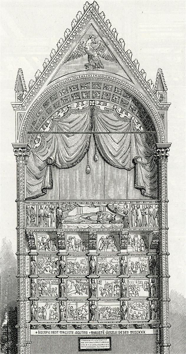 Giuseppe Barberis Monumento Sepolcrale Di Guido Tarlati Nella Cattedrale 1895 Fine Art Print