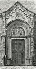 Giuseppe Barberis Porta Laterale Della Cattedrale 1895 Fine Art Print