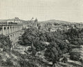 Giuseppe Barberis Sbocco Del Viadotto E Panorama Del Paese 1894 Fine Art Print