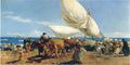 Joaquín Sorolla Arrival of the Fishing Boats on the beach, Valencia 1898 Fine Art Print