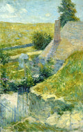John Henry Twachtman Artist's Home Seen from the Back 1895 Fine Art Print