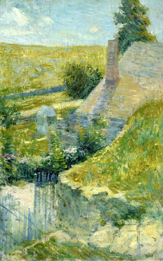 John Henry Twachtman Artist's Home Seen from the Back 1895 Fine Art Print