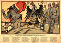 Ivan Bilibin As the Germans let out a Bolshevik to Russia 1917 Fine Art Print