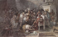Vasily Surikov Assassination of Julius Caesar 1875 Fine Art Print