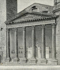 Giuseppe Barberis Portico Del Tempio Di Minerva 1895 Fine Art Print