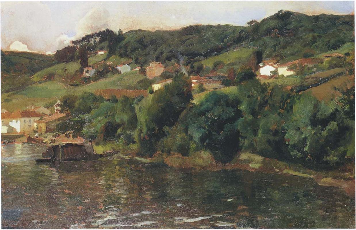 Joaquín Sorolla Asturian Landscape 1903 Fine Art Print