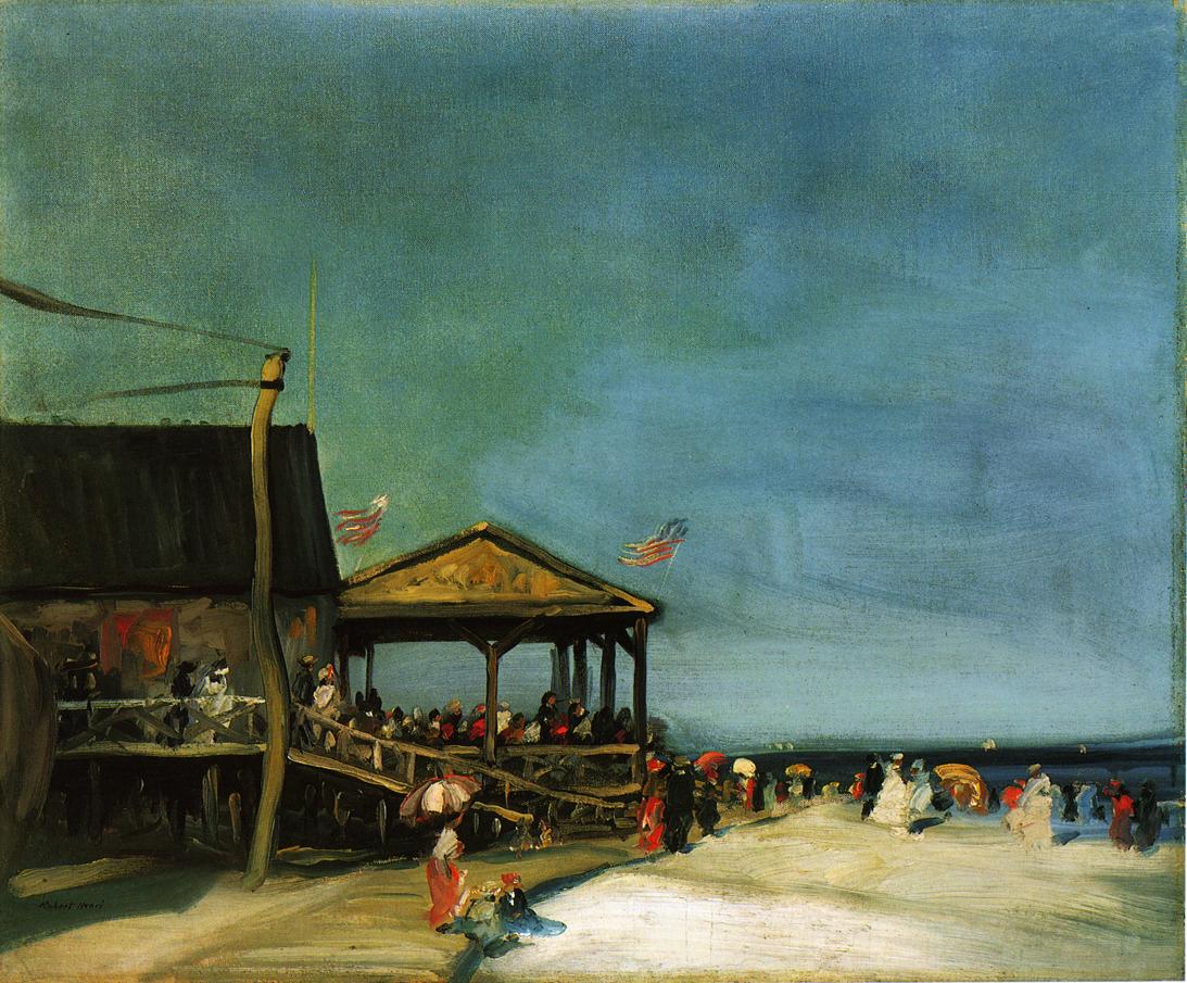 Robert Henri At Far Rockaway 1902 Fine Art Print