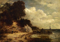 David Johnson At Larchmont Manor, Long Island Sound, New York 1890 Fine Art Print