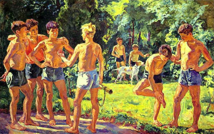 Pyotr Konchalovsky At Summer 1939 Fine Art Print