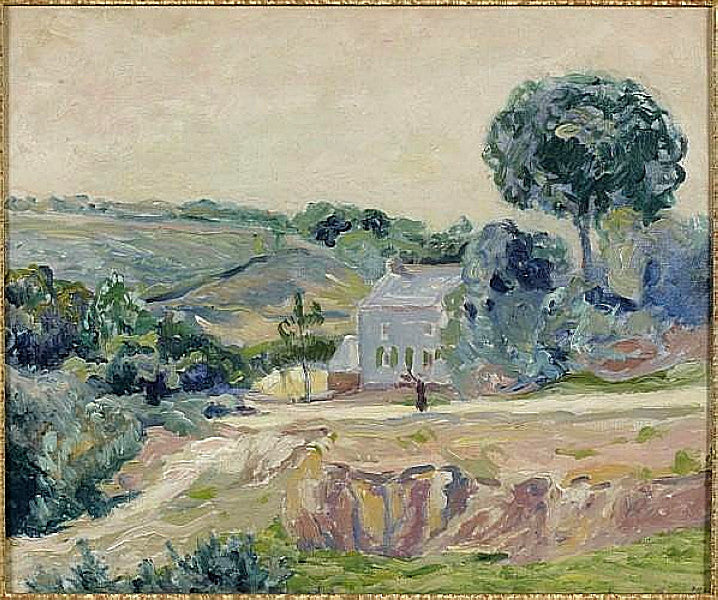 Maxime Maufra At Sunrise in a Valley, Brittany 1916 Fine Art Print