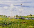 William Merritt Chase At the Boat Landing 1902 Fine Art Print