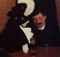 Felix Vallotton At the Cafe (also known as The Provincial) 1909 Fine Art Print