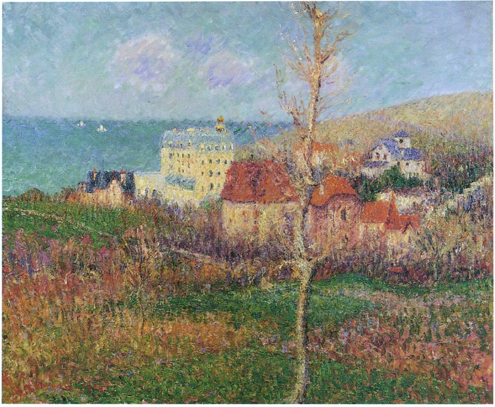 Gustave Loiseau At the Coast of Normandy 1909 Fine Art Print
