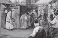 Mikhail Nesterov At the Council. Sketch. 1898 Fine Art Print