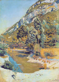 Ferdinand Hodler At the foot of the Petit Saleve 1890 Fine Art Print