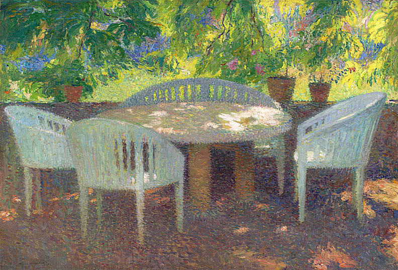 Henri Martin At the Grand Marquayrol 1915 Fine Art Print
