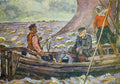 Pyotr Konchalovsky At the Ilmen Lake 1928 Fine Art Print