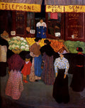 Felix Vallotton At the Market 1895 Fine Art Print
