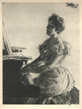 Anders Zorn At the Piano 1900 Fine Art Print
