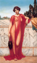 John William Godward Athenais 1908 Fine Art Print