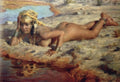 Nasreddine Dinet At the edge of the wadi 1898 Fine Art Print