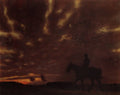 Franz Stuck Autumn Evening 1893 Fine Art Print