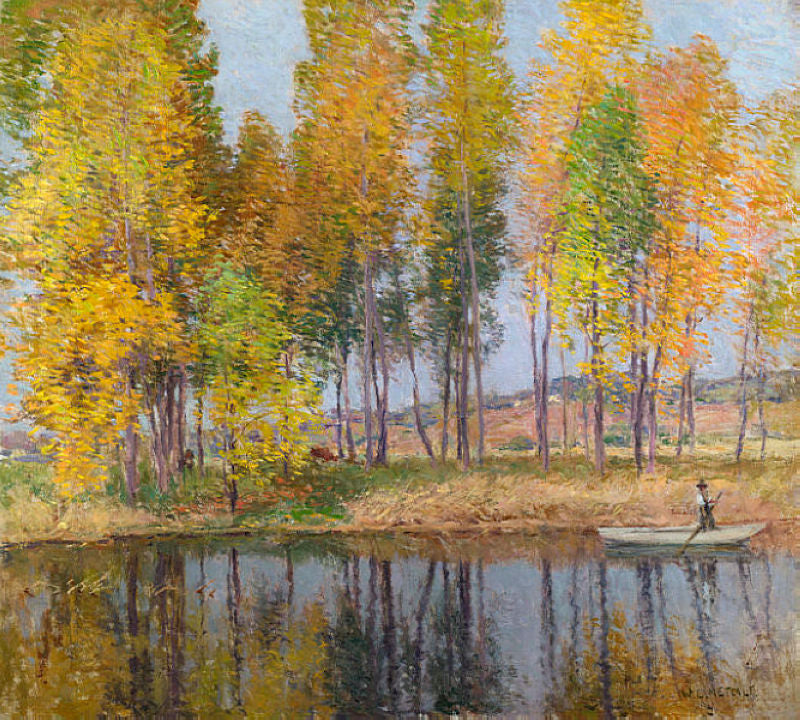 Willard Metcalf Autumn Festival 1915 Fine Art Print
