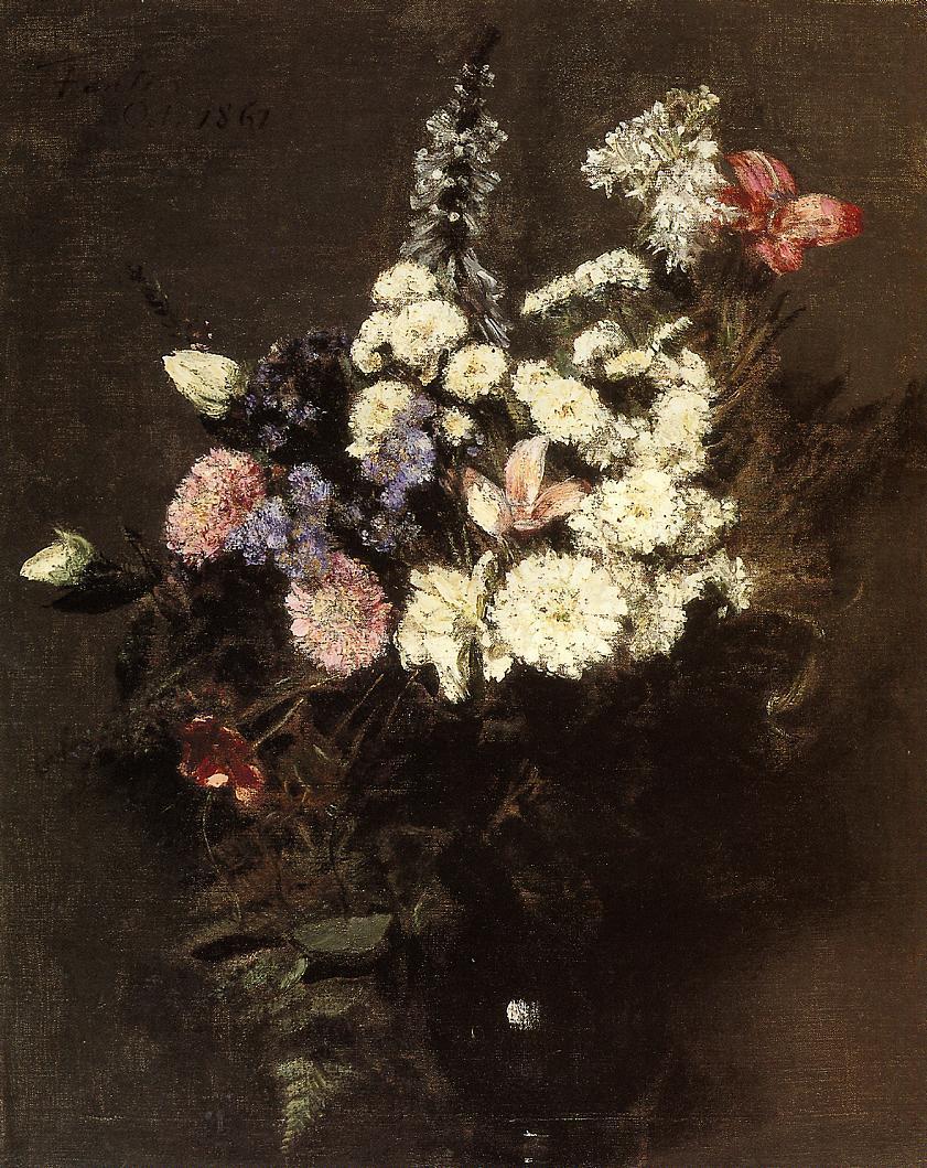 Henri Fantin-Latour Autumn Flowers 1861 Fine Art Print