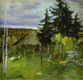 Mikhail Nesterov Autumn in a Village 1942 Fine Art Print