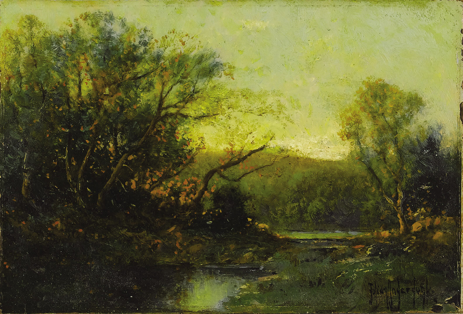 Robert Julian Onderdonk Autumn Landscape 1922 Fine Art Print