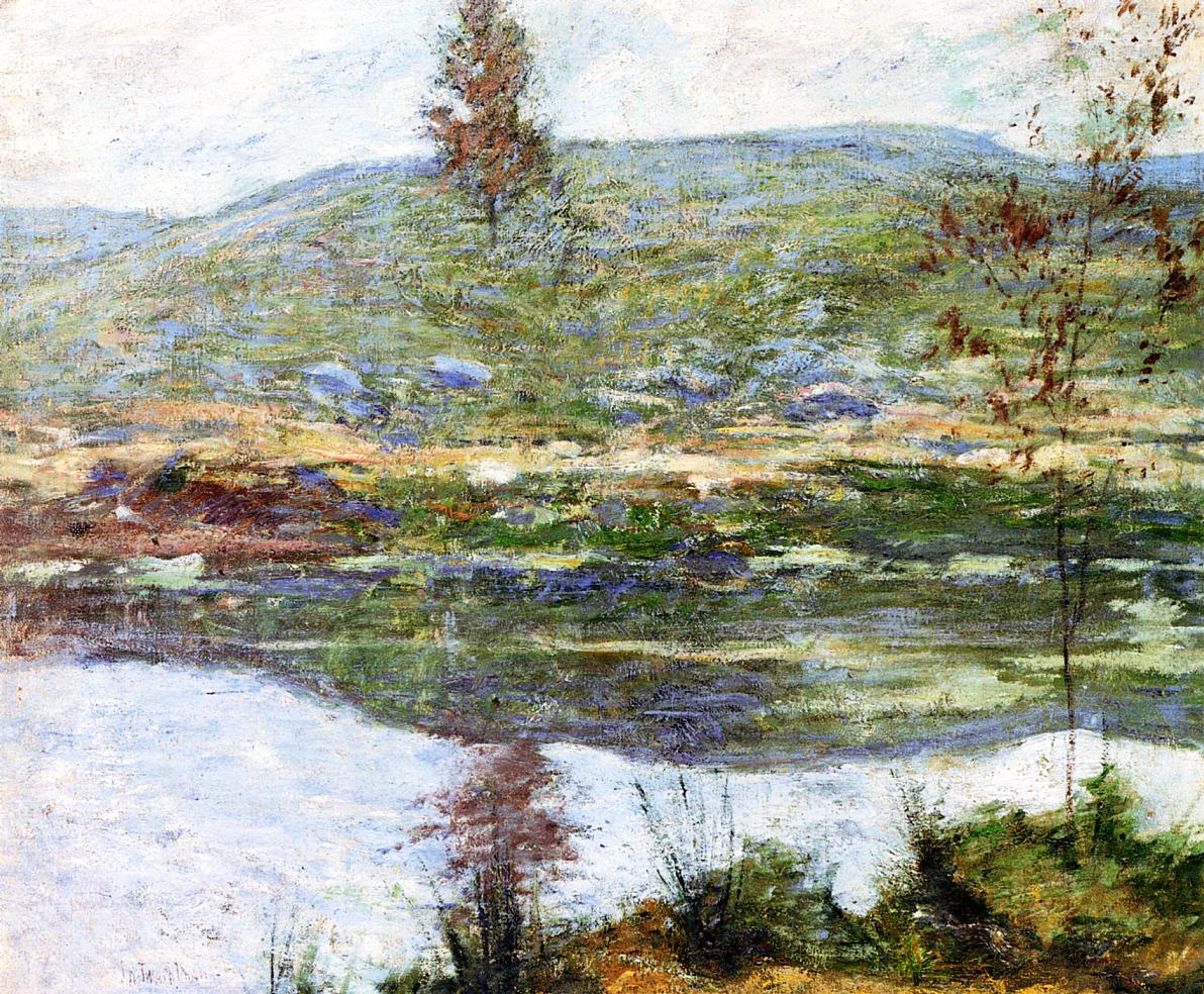 John Henry Twachtman Autumn-Mists 1902 Fine Art Print