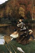 James Tissot Autumn on the Thames 1872 Fine Art Print