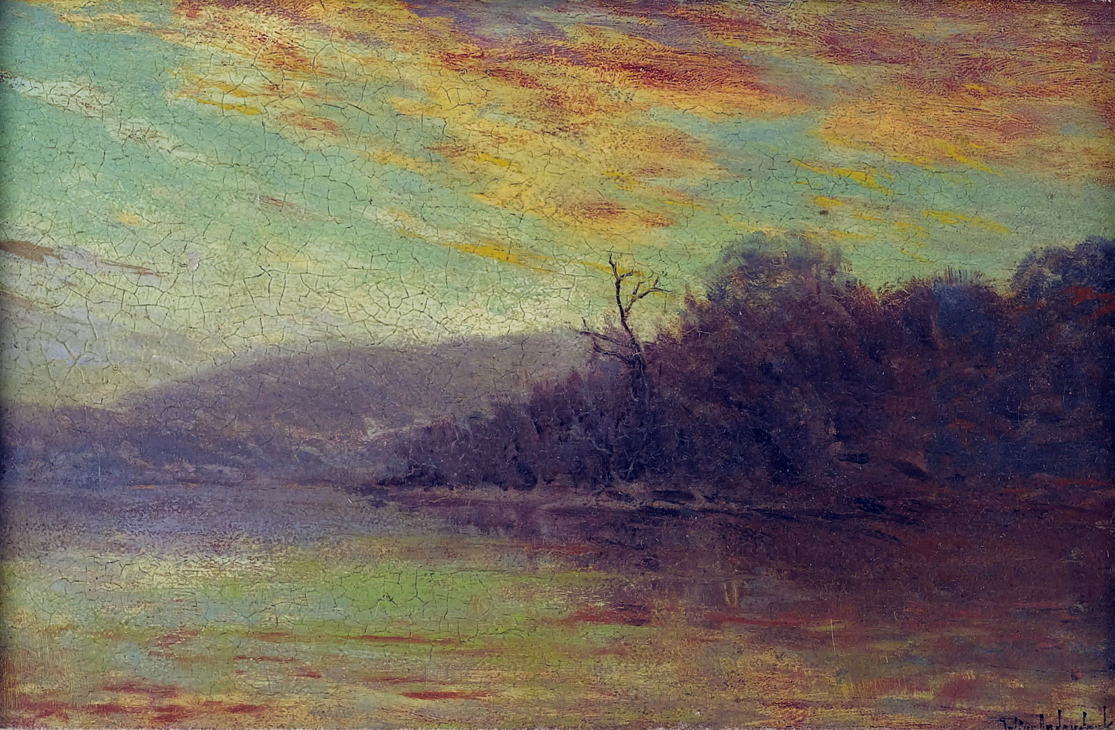Robert Julian Onderdonk Autumn Sunset 1908 Fine Art Print