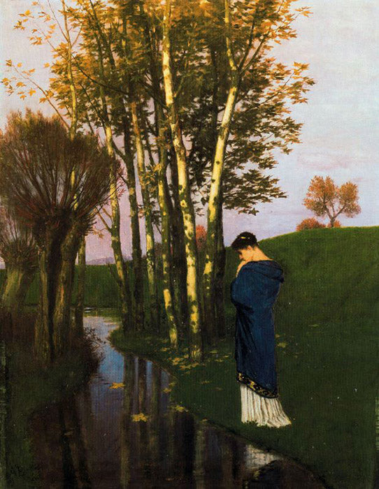 Arnold Böcklin Autumn Thoughts 1886 Fine Art Print