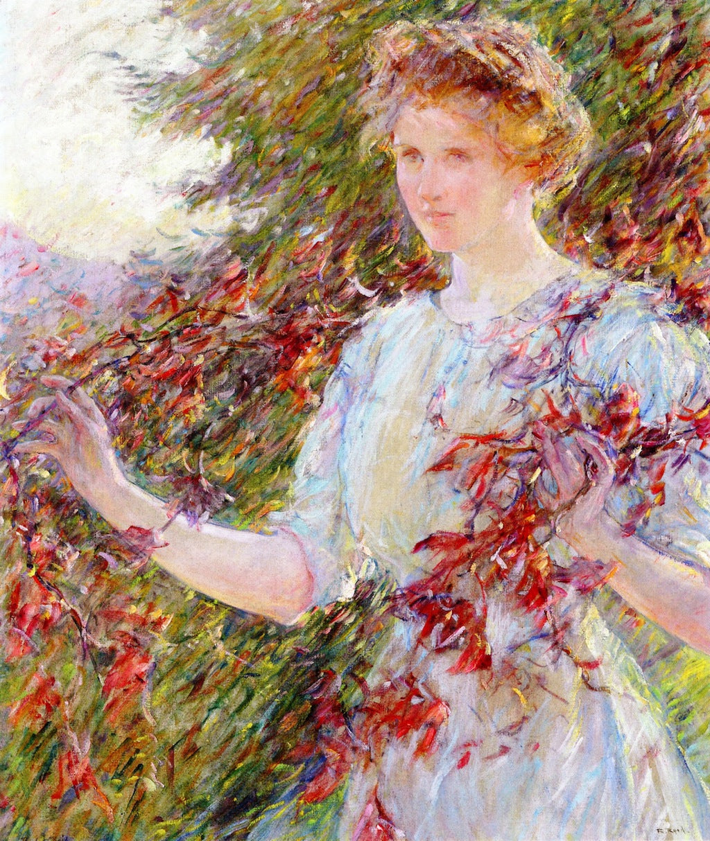 Robert Lewis Reid Autumn 1929 Fine Art Print