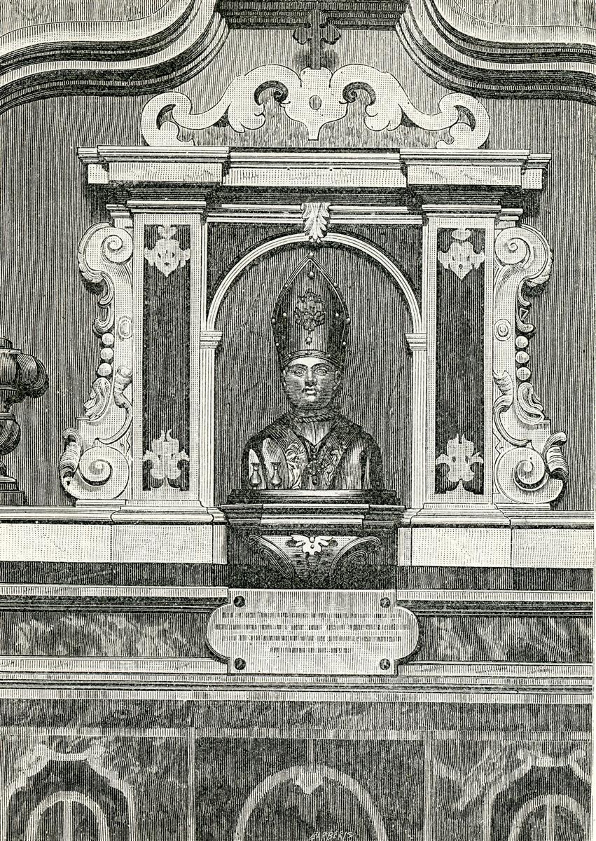 Giuseppe Barberis Monumento a San Gennaro Nella Chiesa Di Montevergine 1898 Fine Art Print