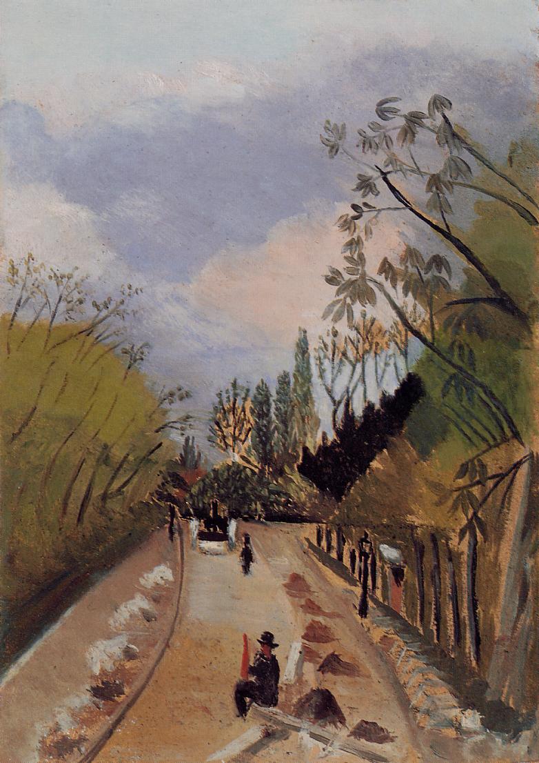 Henri Rousseau Avenue de l'Observatoire 1896-1898 Fine Art Print