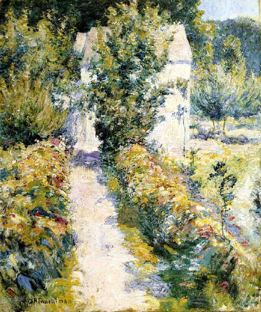 John Henry Twachtman Azaleas 1899 Fine Art Print